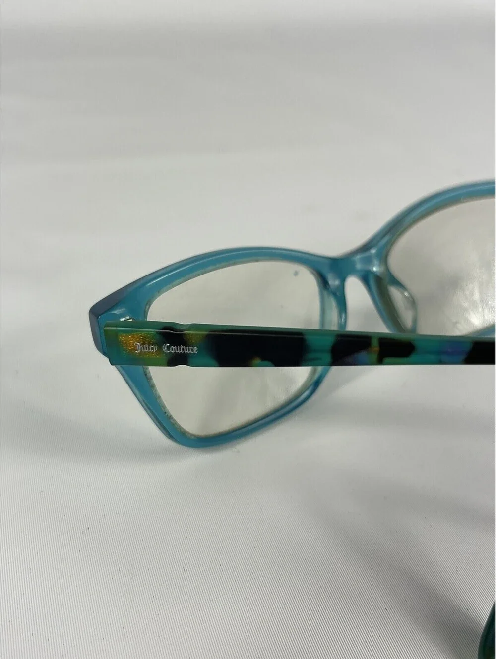 Juicy Couture Petite Eyeglasses Frames Only JU 938 ZI9 Clear Blue 47-16-130